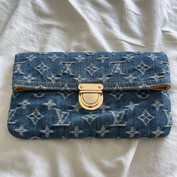 Louis Vuitton Monogram Denim pochette plat - Picture 5 of 6